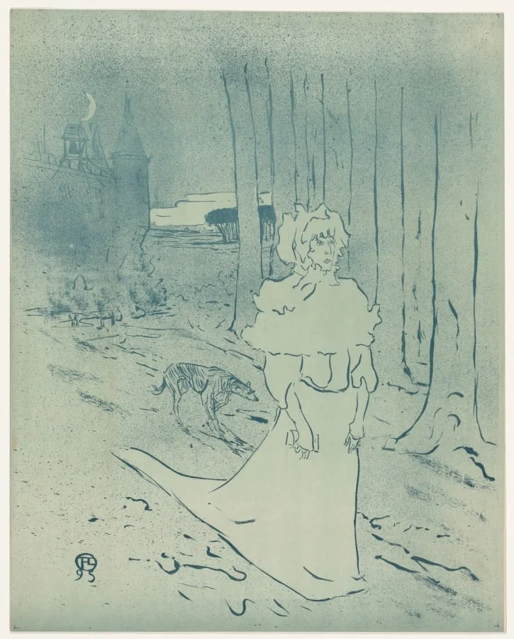 The Chatelaine or the Tocsin, by Henri de Toulouse-Lautrec, 1895