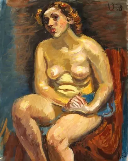 Nud pe fotoliu