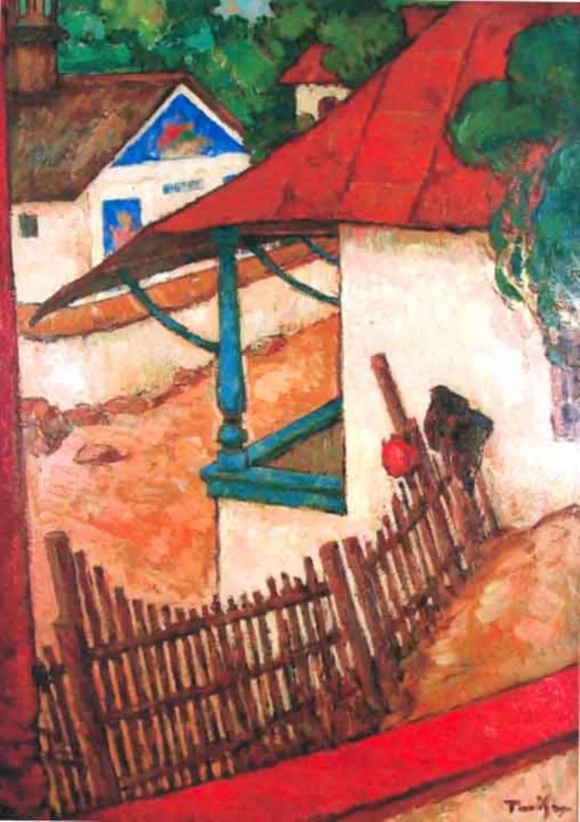 Casa dascălului, by Nicolae Tonitza, unspecified, 1926