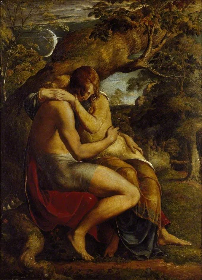 On the Eve of Separation, by George Richmond, unspecified, 1830