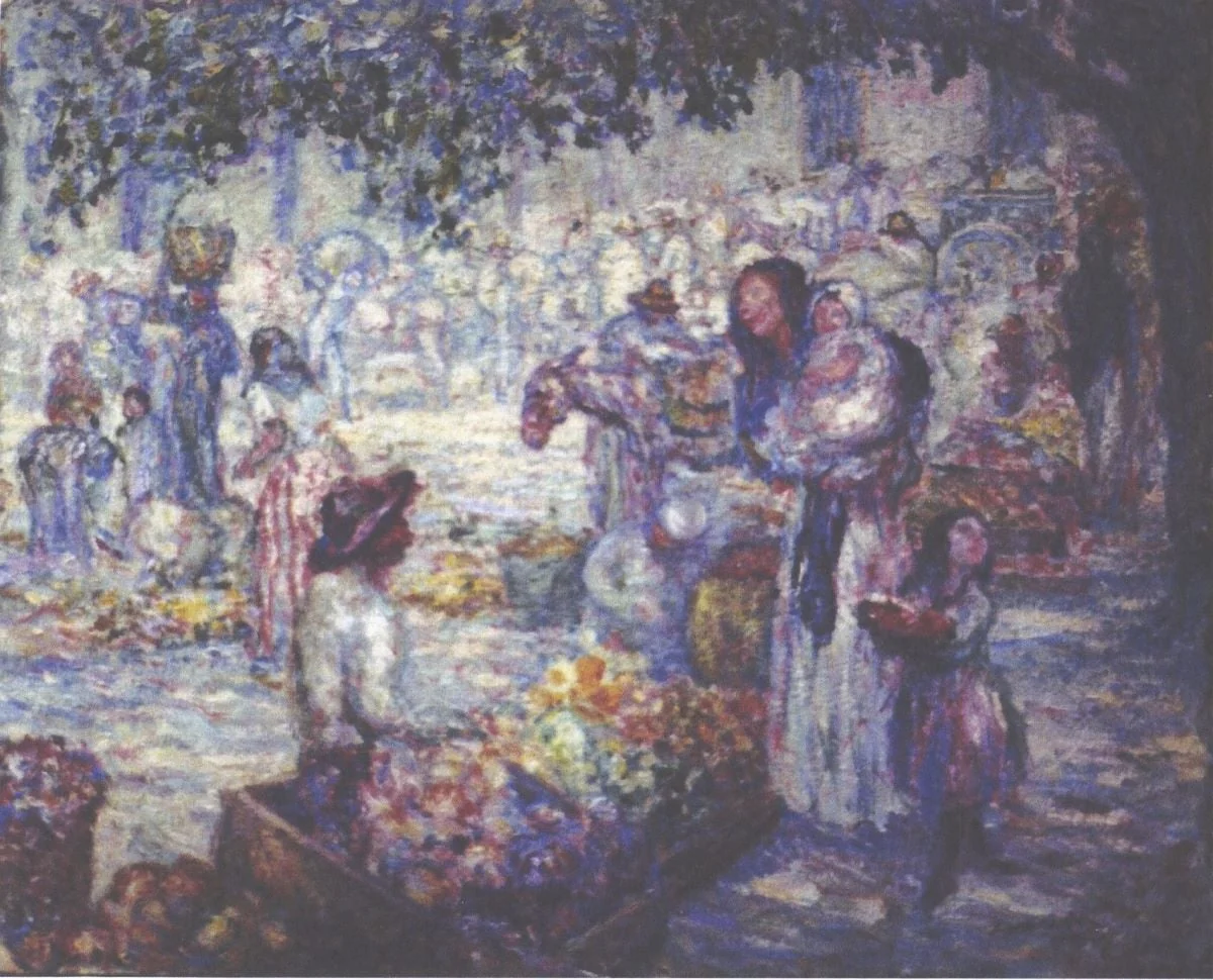 Piață din Caracas, by Samuel Mützner, 1917