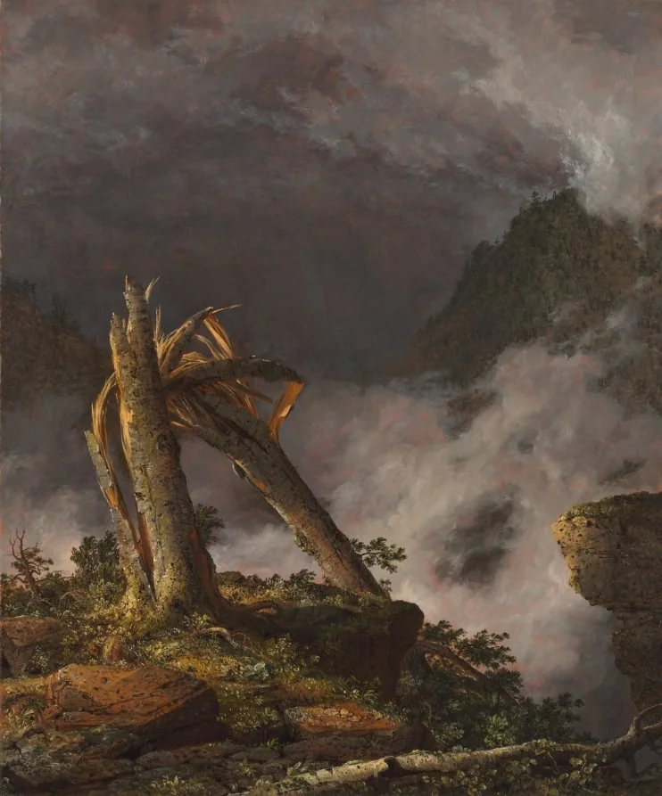 Storm in the Mountains, by Frederic Edwin Church, unspecified, 1847