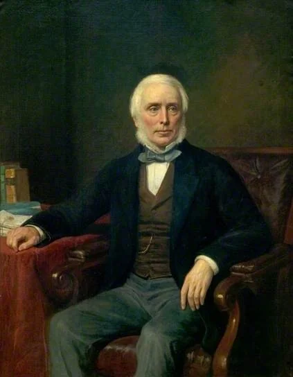 Portrait of Michael Thomas Bass (1799–1884), by Unknown, oil, 1870