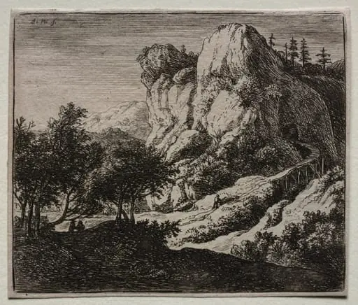 Four Landscapes: The Winding Wooden Bridge