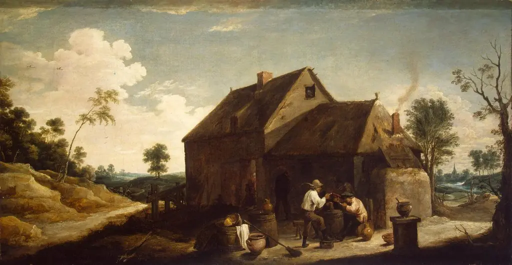 Landscape with Peasants before an Inn