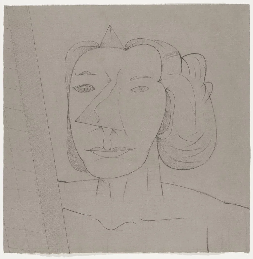 Untitled, by Jim Nutt, graphite, 1990
