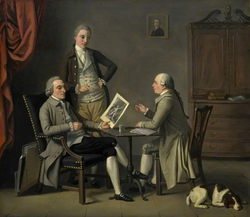 The Connoisseurs: John Caw (died 1784), John Bonar (1747 - 1807) and James Bruce
