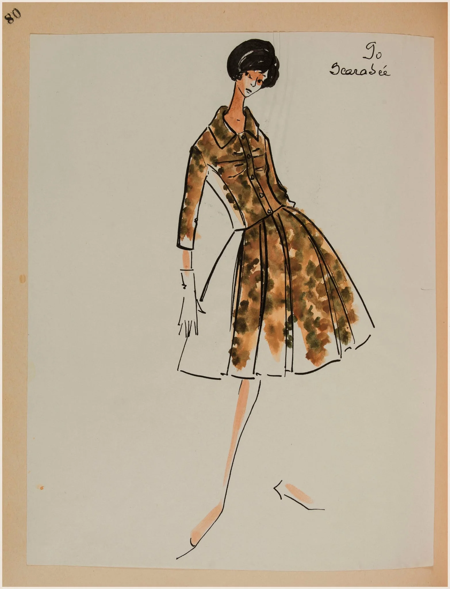 Scarabée, by Marie-Louise Carven, 1958