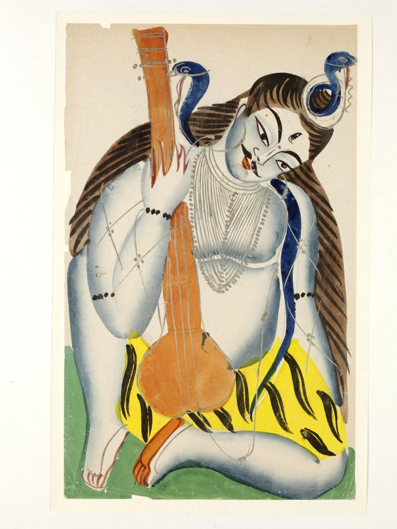 Shiva, by Unknown, paint, 1890