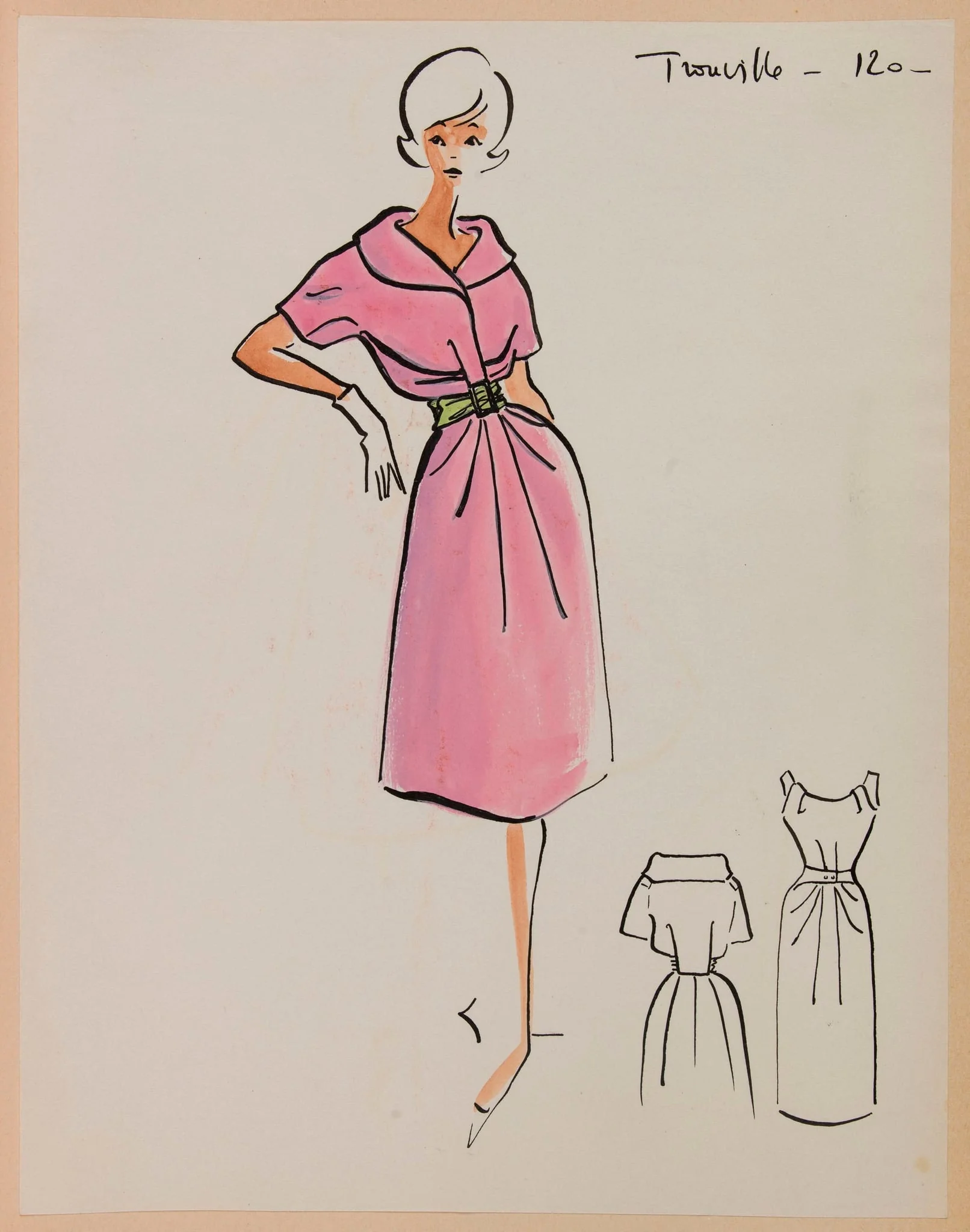 Trouville, by Carven, 1958