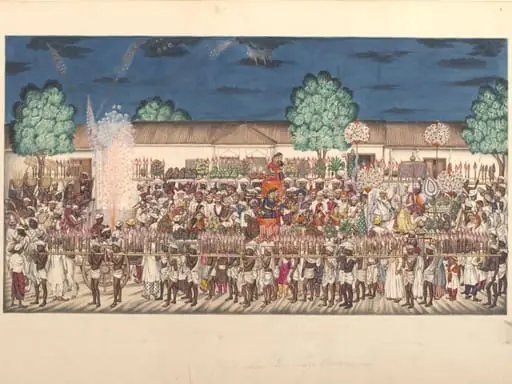Northern Indian marriage procession