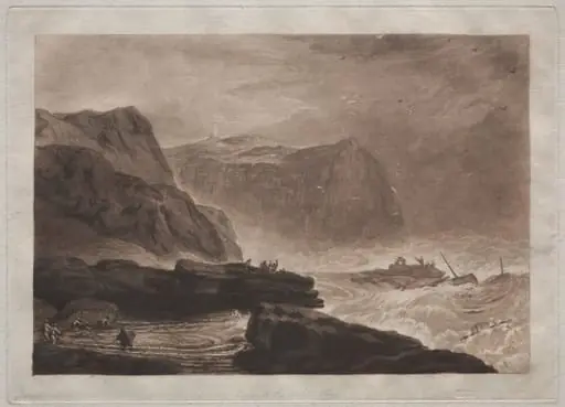 Liber Studiorum:  Coast of Yorkshire, near Whitby
