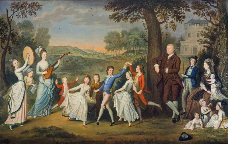Sir John Halkett of Pitfirrane, 4th Bart (1720 - 1793), Mary Hamilton, Lady Halkett and their Family