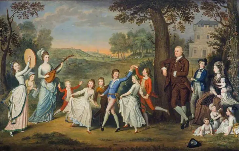 Sir John Halkett of Pitfirrane, 4th Bart (1720 - 1793), Mary Hamilton, Lady Halkett and their Family