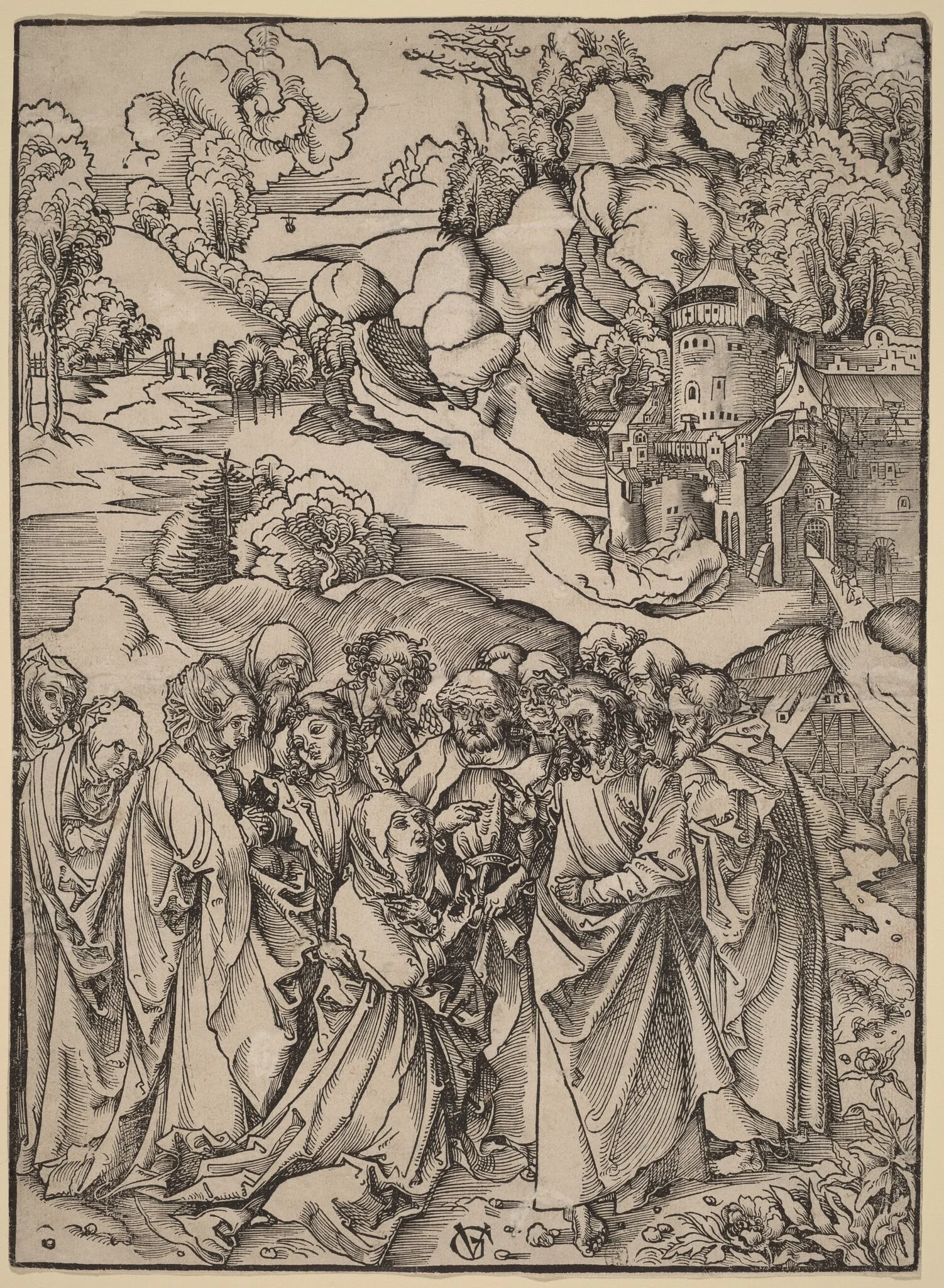 Christ and the Apostles and the Holy Women