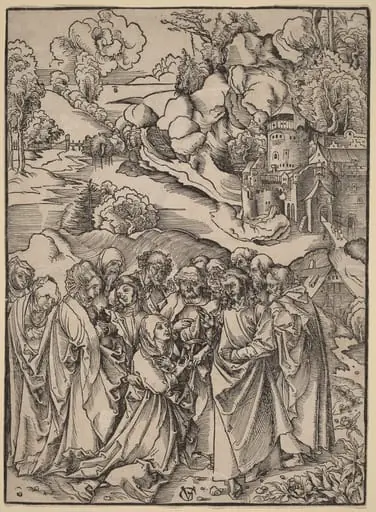 Christ and the Apostles and the Holy Women