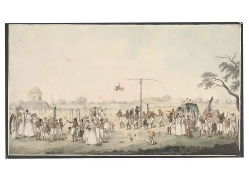 Hook-swinging festival