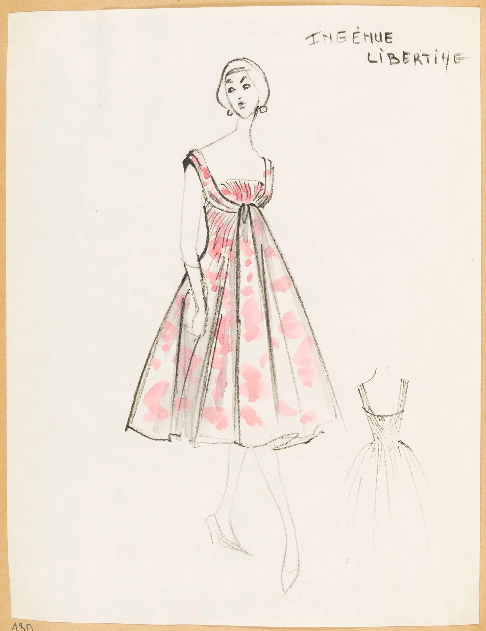 Ingénue libertine, by Carven, 1957