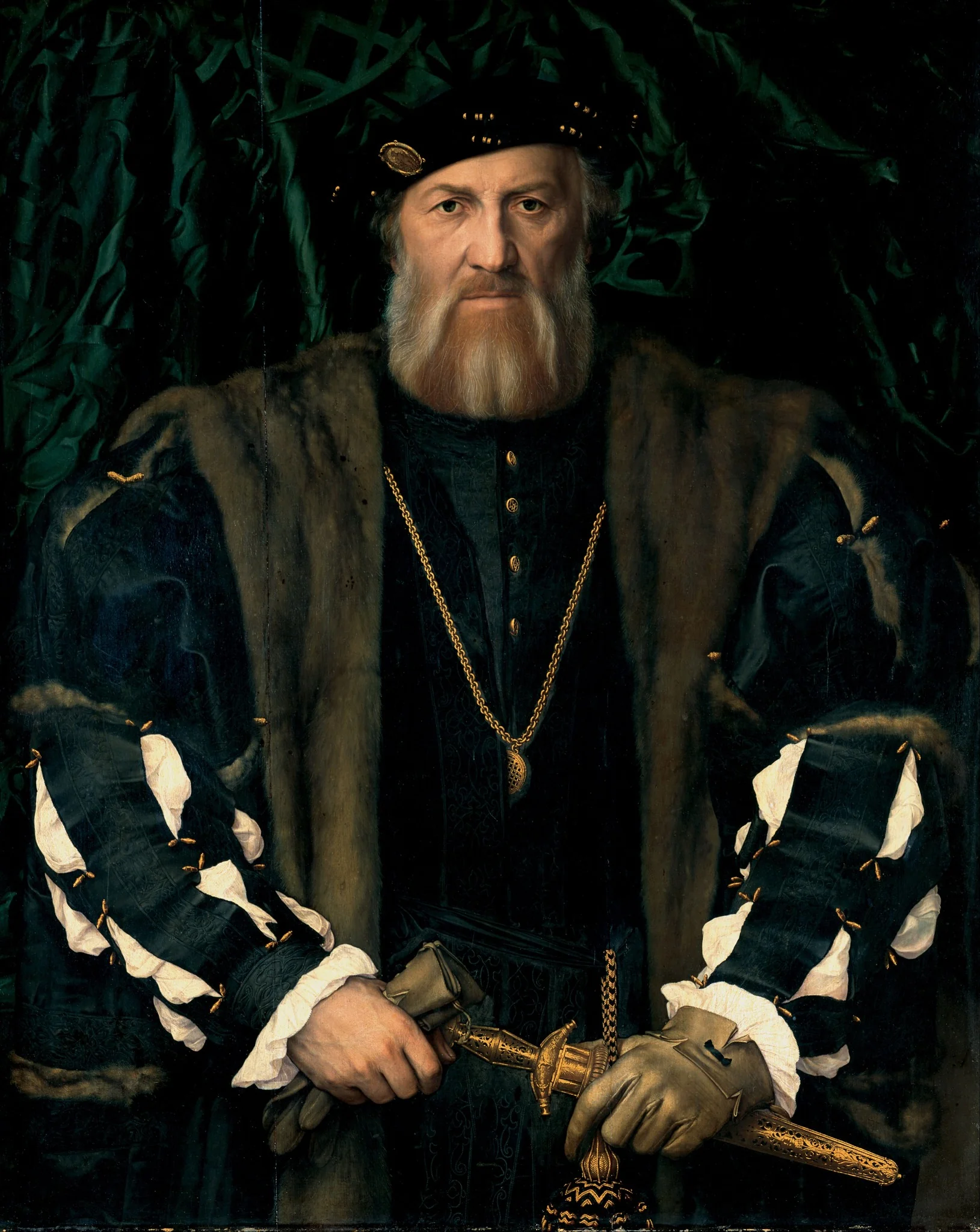 Charles de Solier, Sieur de Morette, by Hans Holbein the Younger, oil, 1534