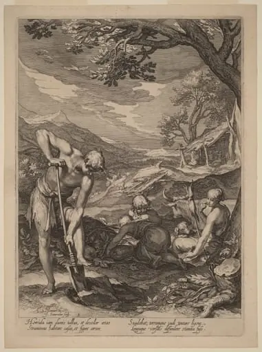 Adam and Eve Working