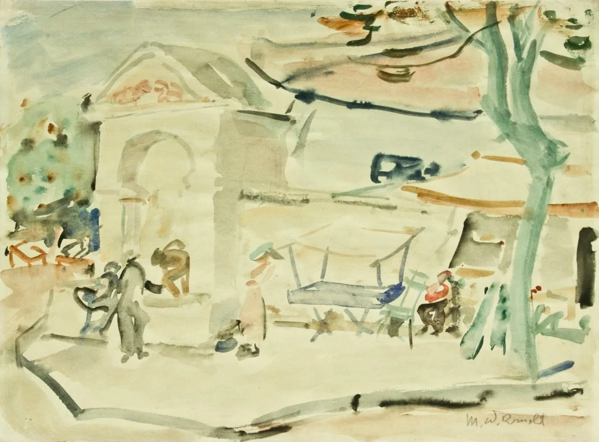 Cafenea turcească, by Arnold Max Wexler