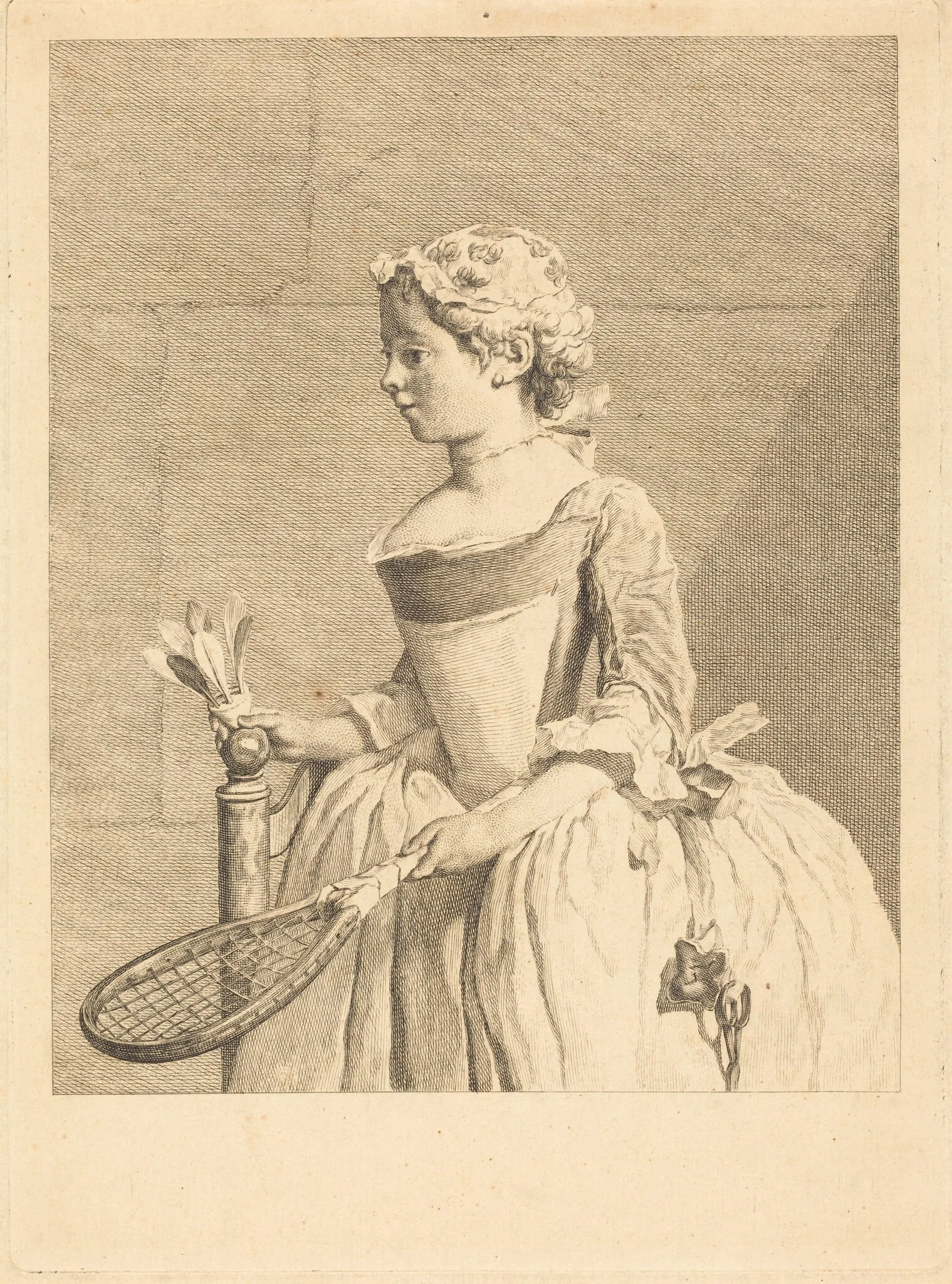 Jeune fille au volant (Jeune fille a la raguette)