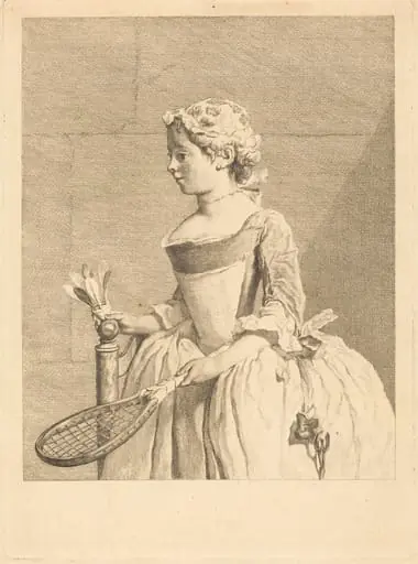 Jeune fille au volant (Jeune fille a la raguette)