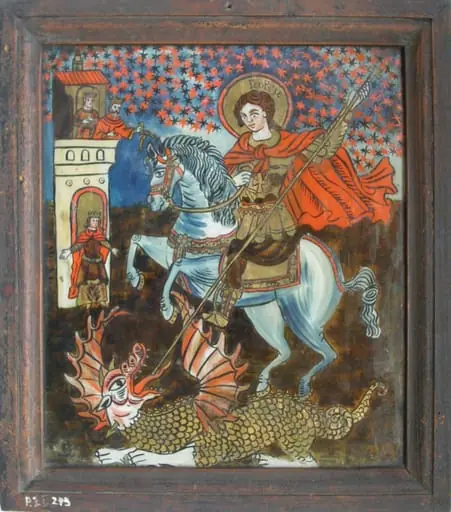 Sf. Gheorghe, ucigând balaurul