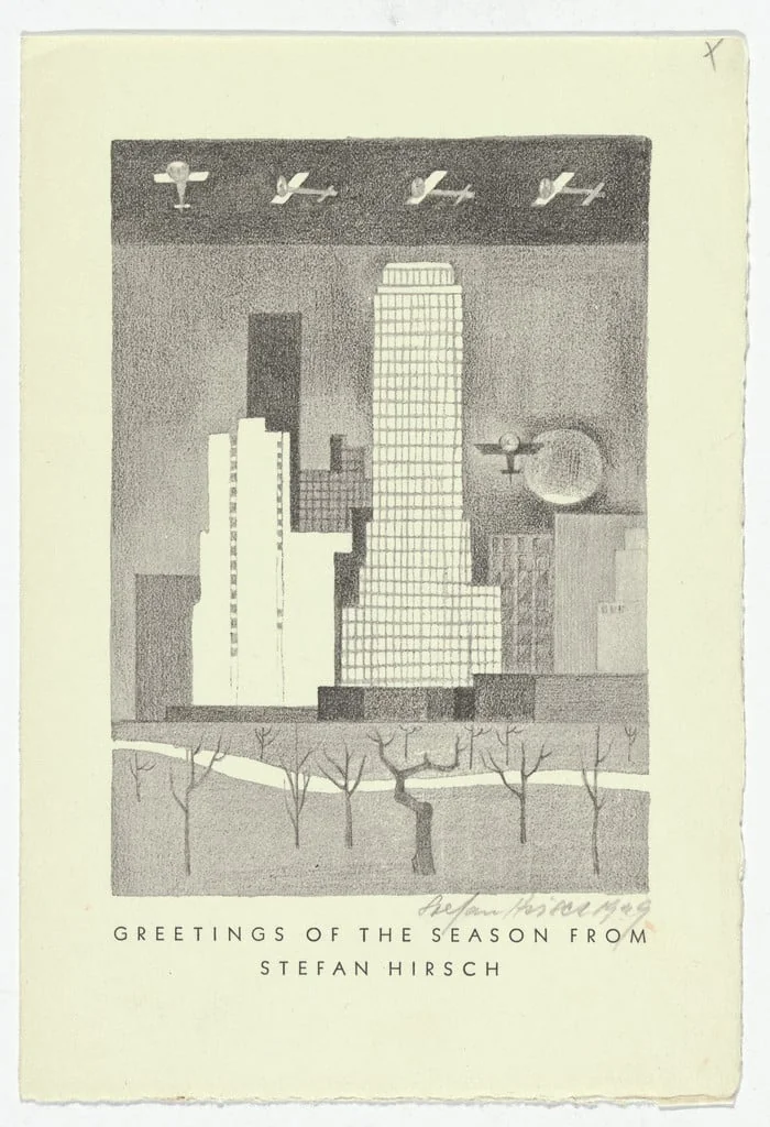 Untitled, by Stefan Hirsch, ink, 1929
