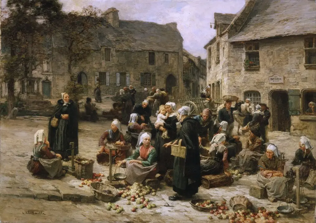 Apple Market, Landerneau, Brittany