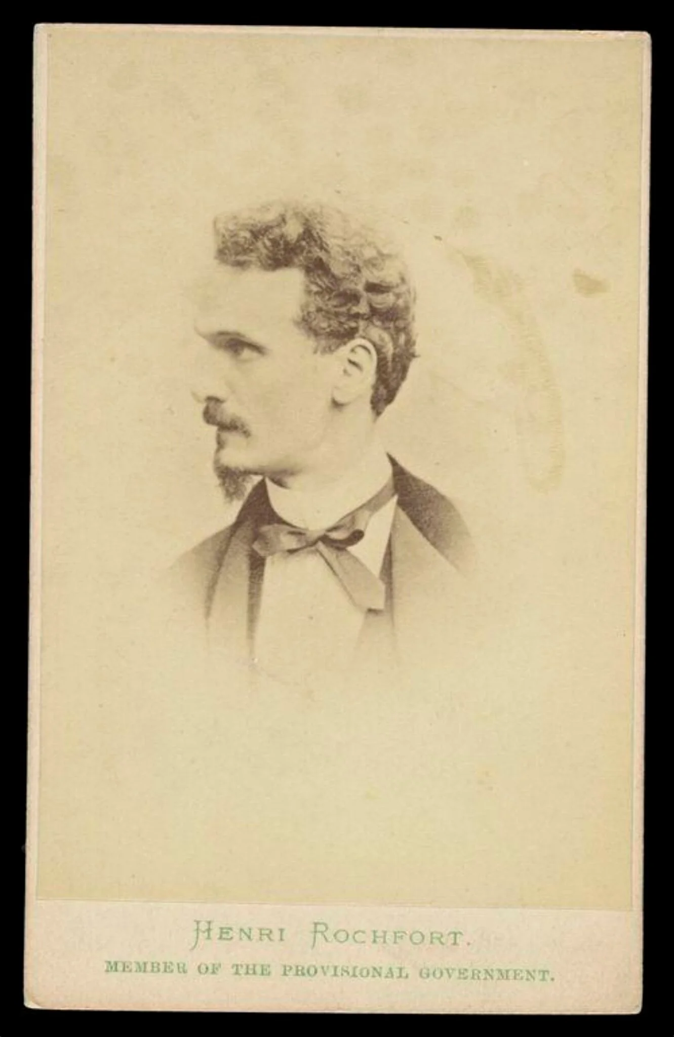 A portrait of 'Henri Rochfort'