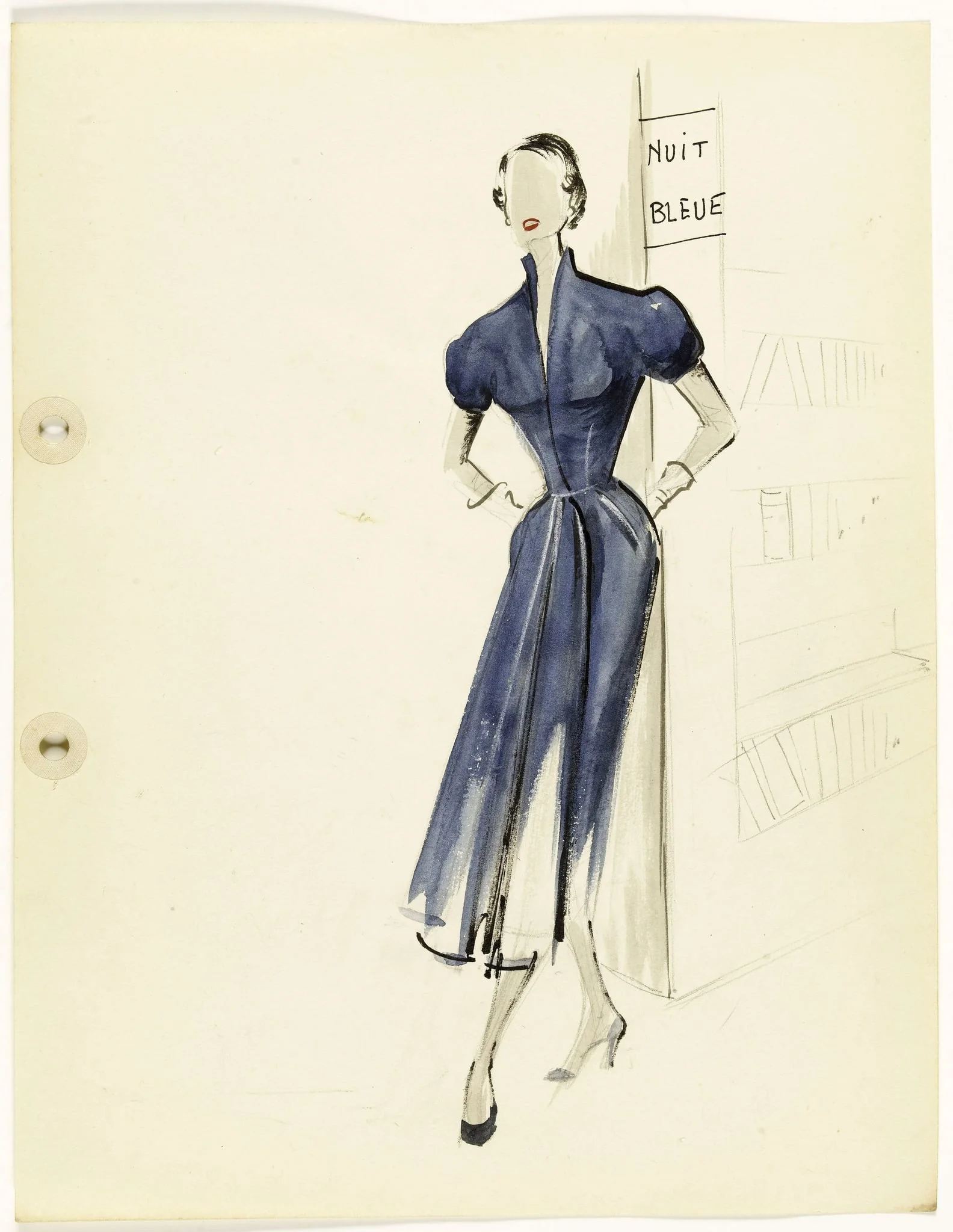 'Nuit bleue', by Marie-Louise Carven, 1951