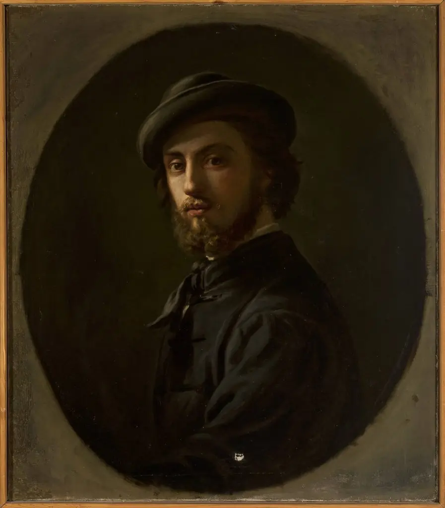 Self-portrait as a young man