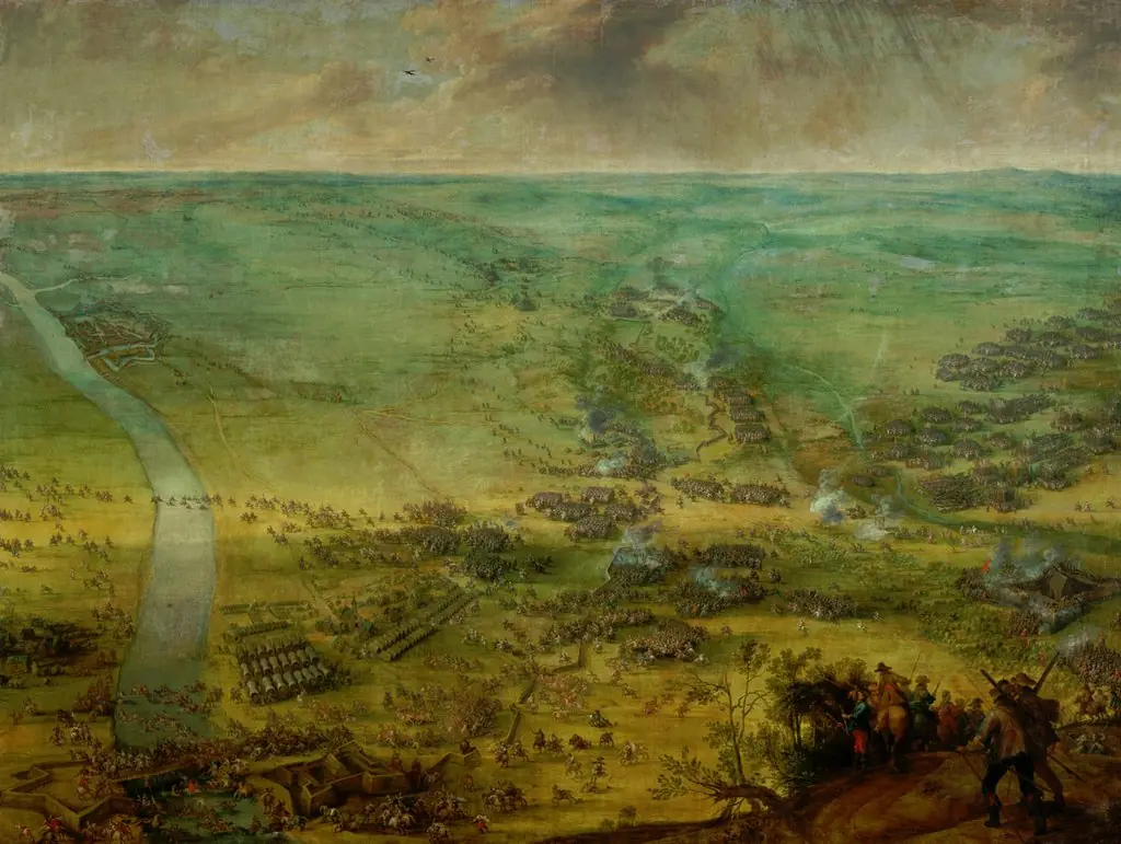 The Battle of Thionville, the Arrival of the Imperial forces under Piccolomini , 19 June 1639