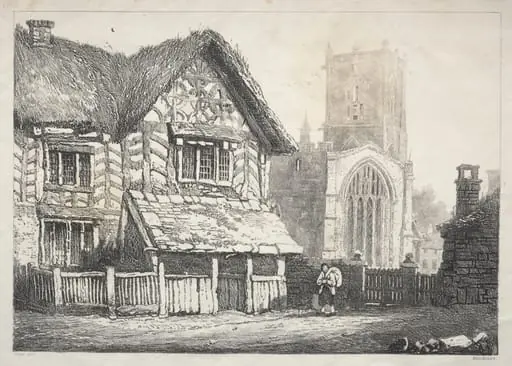 A Series of Ancient Buildings and Rural Cottages in the North of England:  Helmsley