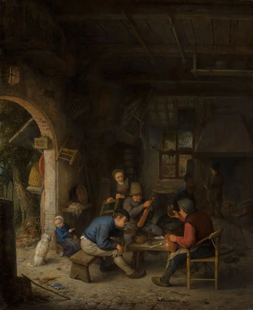 Peasants in an inn