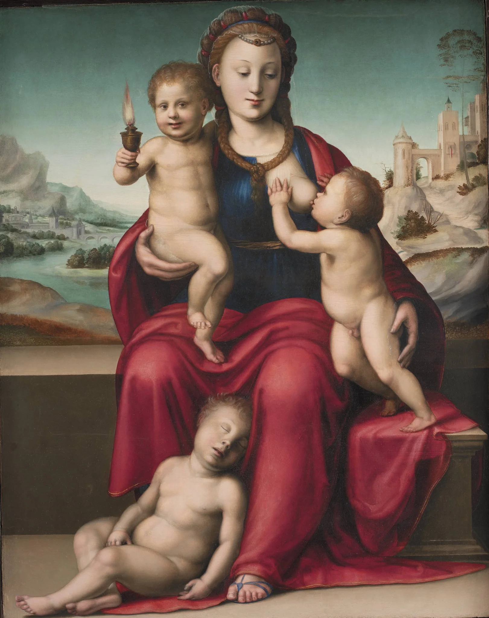 Caritas (Charity), by Unknown, 1550