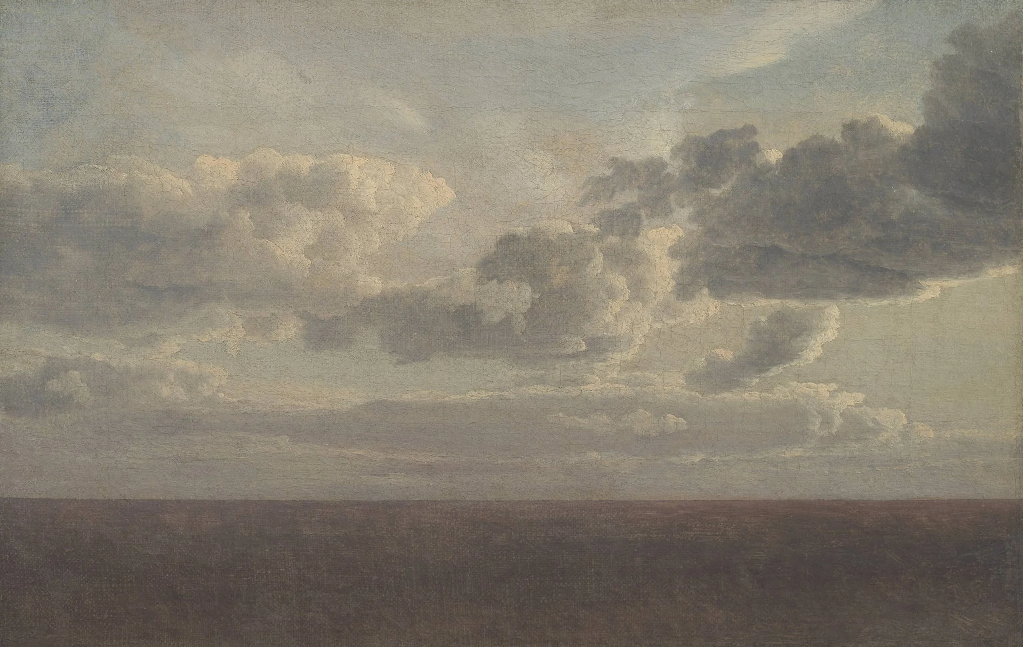 Study of Clouds over the Sea, by Unknown artist, 1826