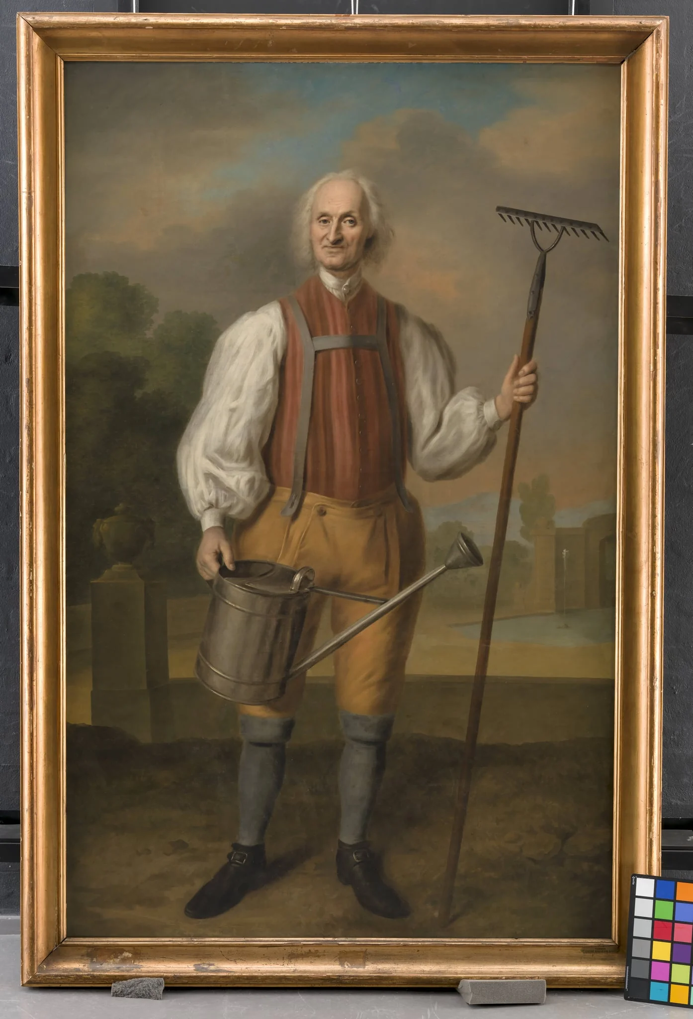 A Gardener, by Unknown, 1735