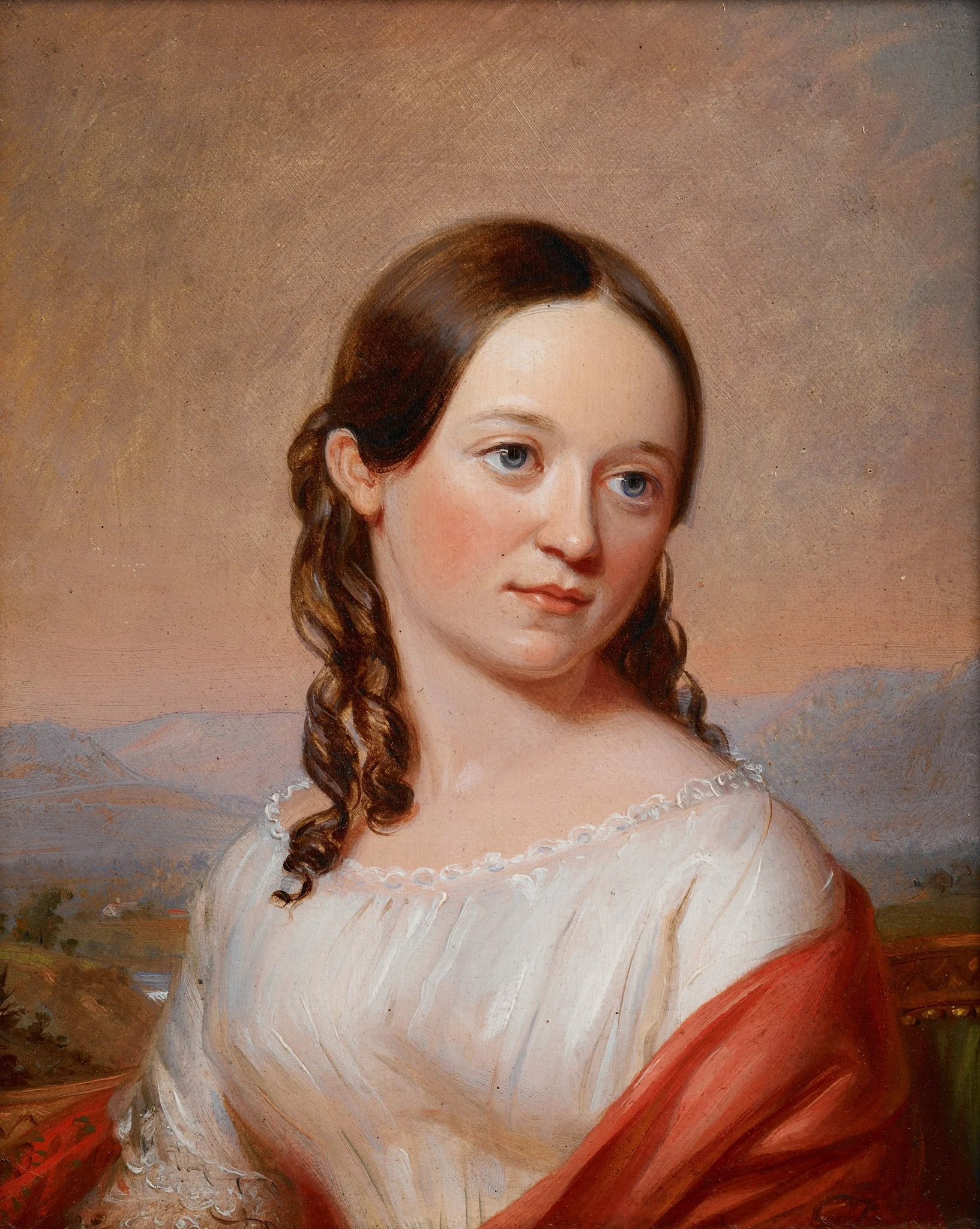 Portrait of Julia Ann Seabury, by William Sidney Mount, unspecified, 1846