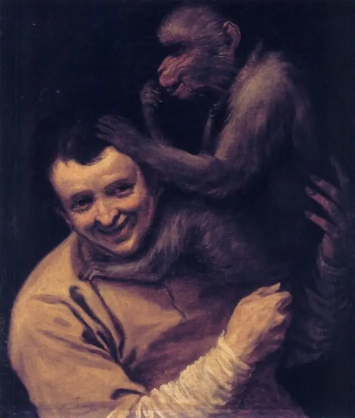 Man with a Monkey