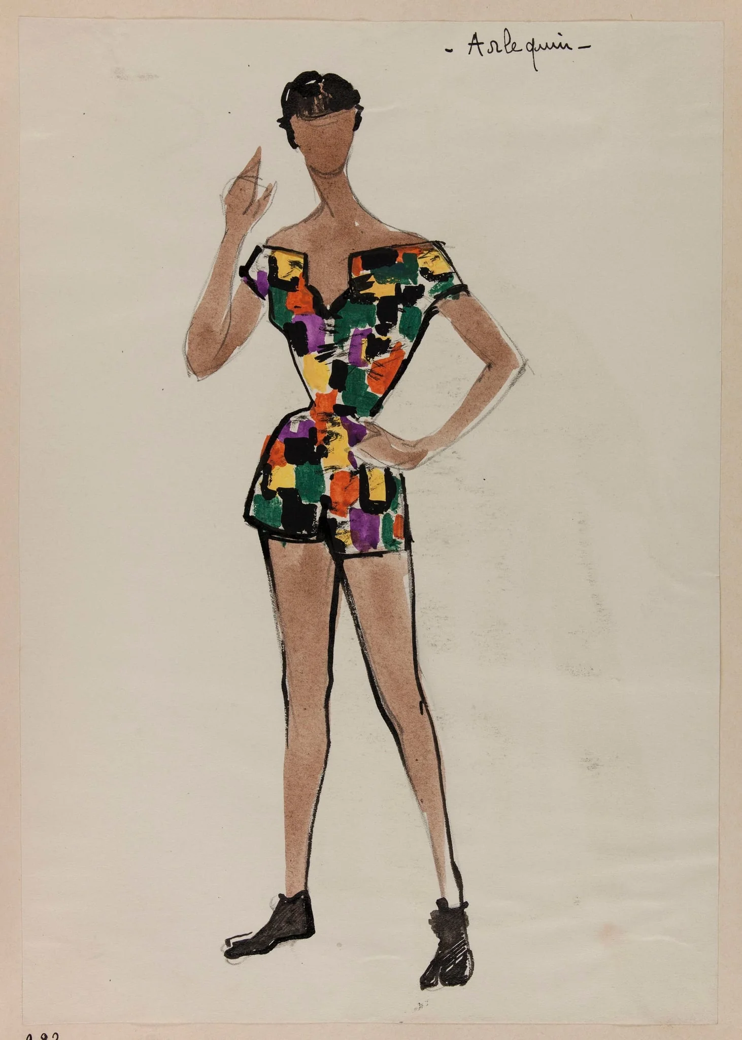 Arlequin, by Carven, 1952