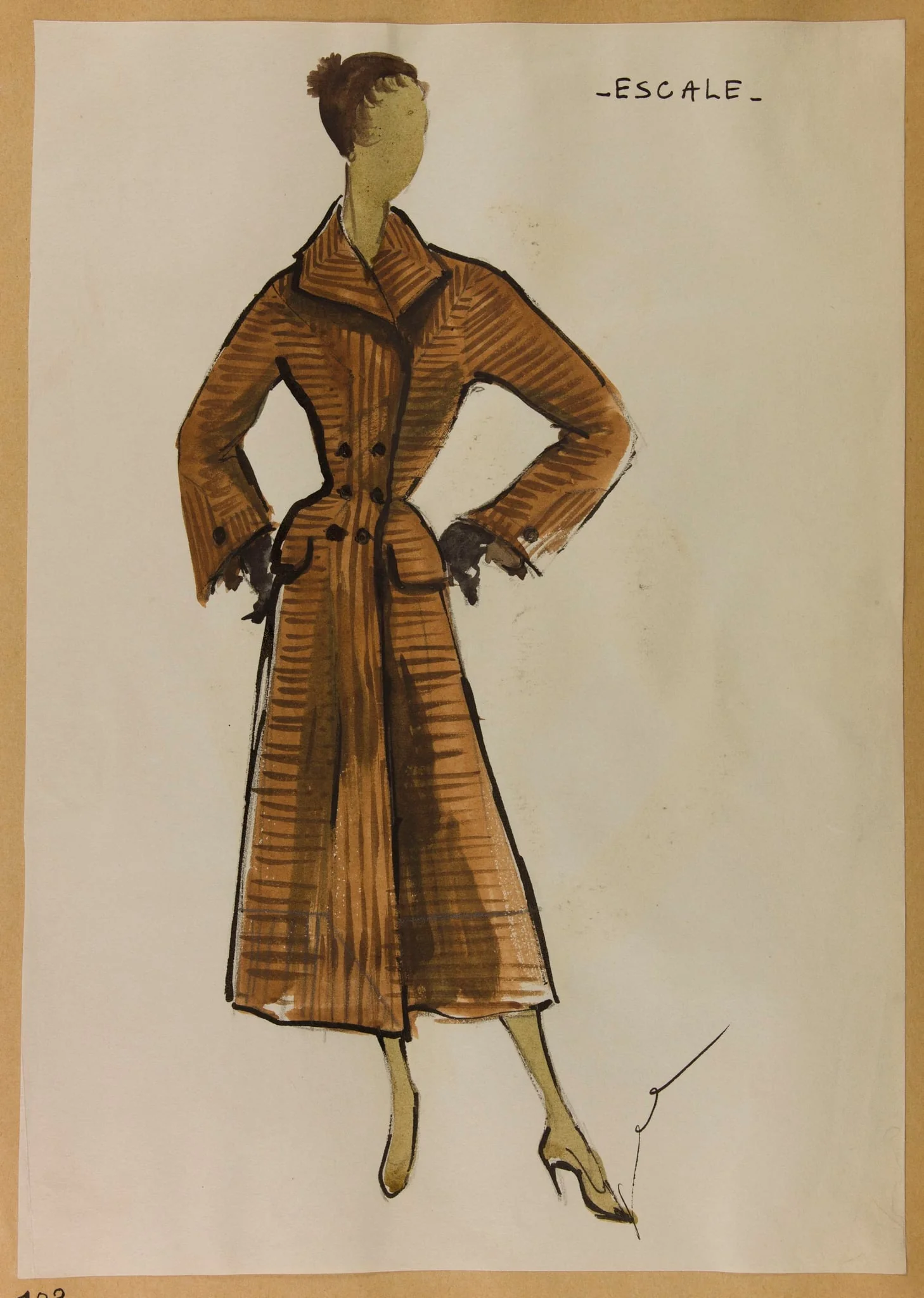 Escale, by Carven, 1952
