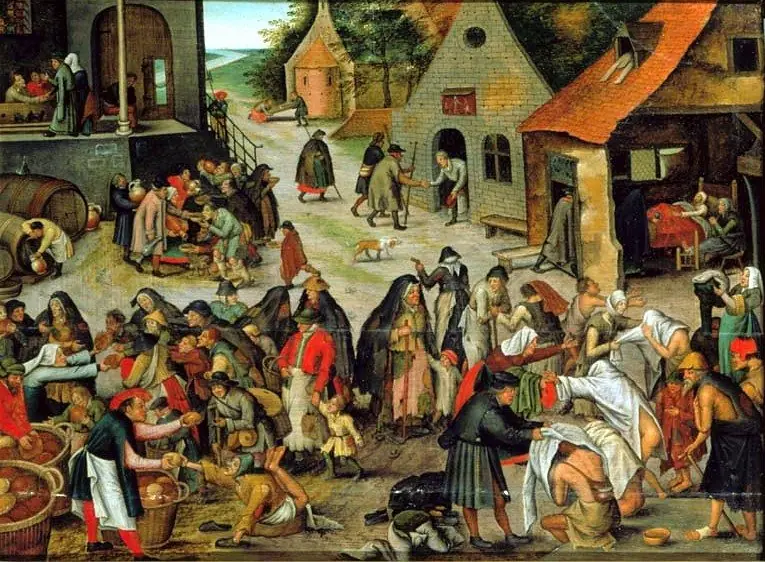 The Seven Acts of Mercy by Pieter Brueghel the Younger