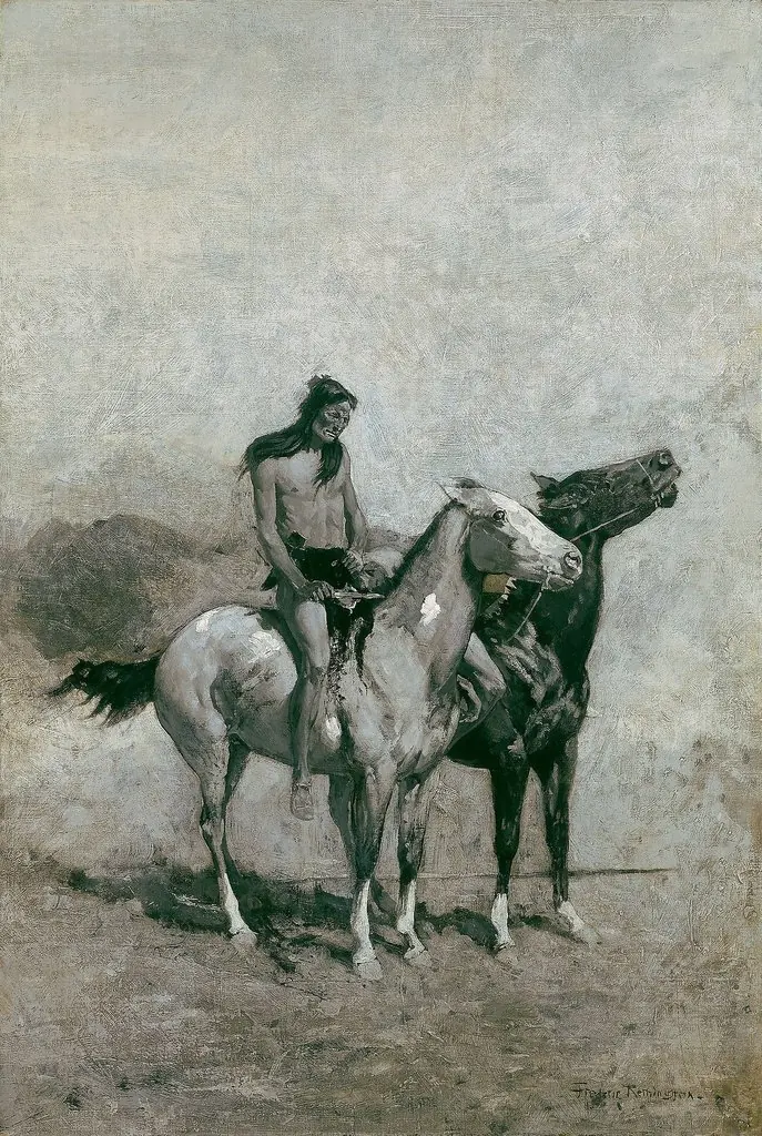 The Fire-Eater Slung His Victim Across His Pony