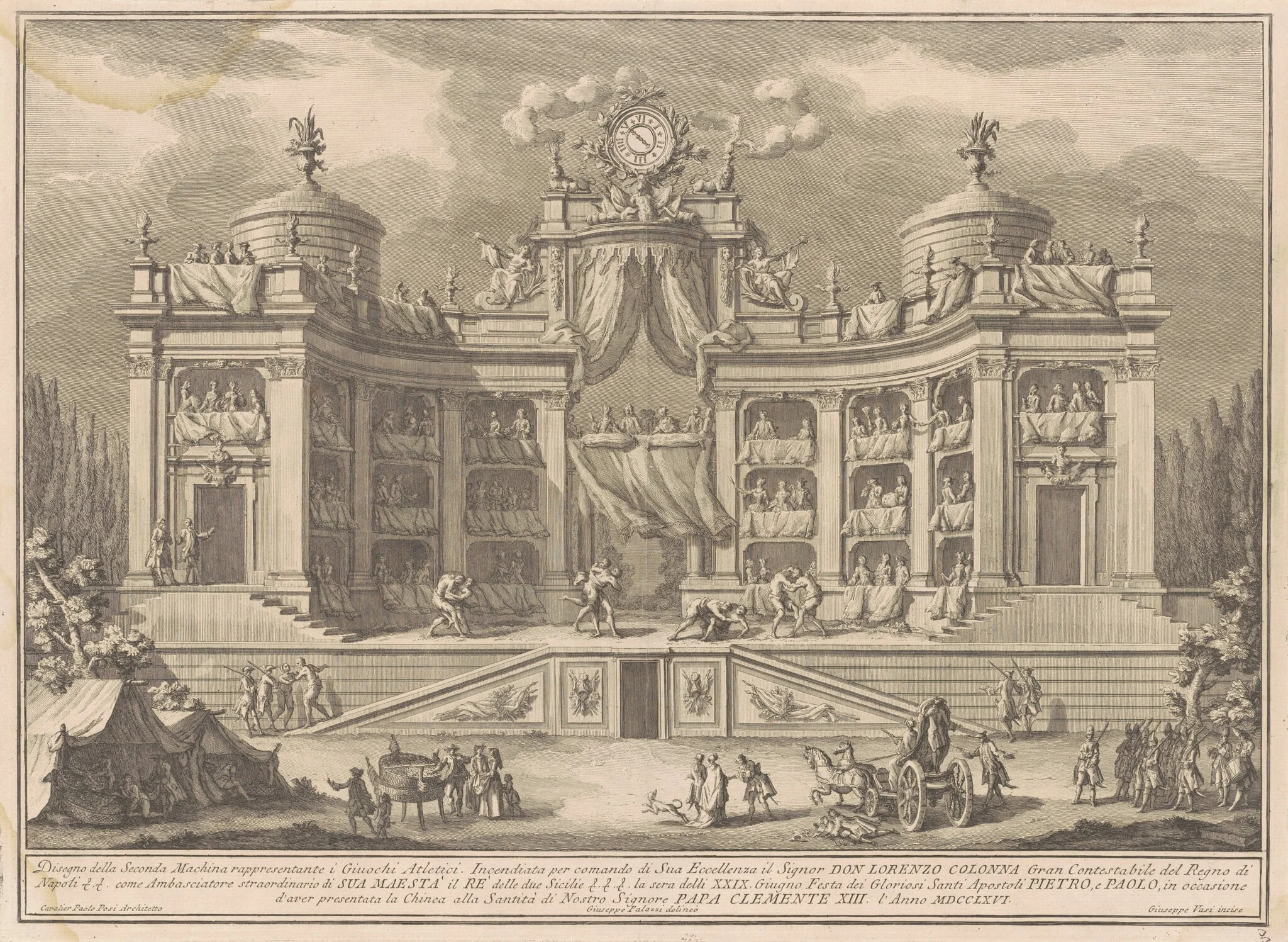 The Seconda Macchina for the Chinea of 1766: A Theater for Athletic Games