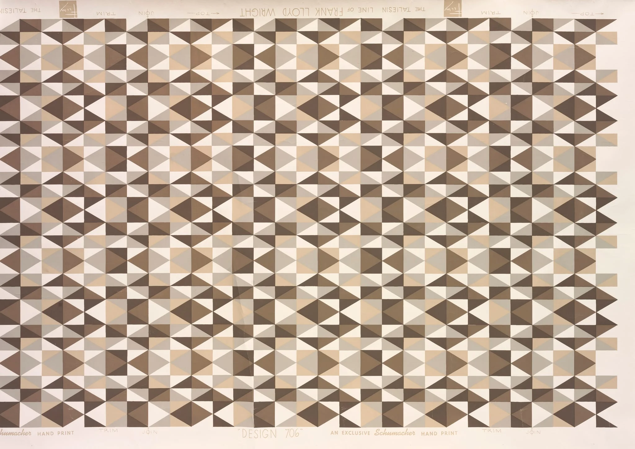 Design 706, by F. Schumacher and Co., 1959