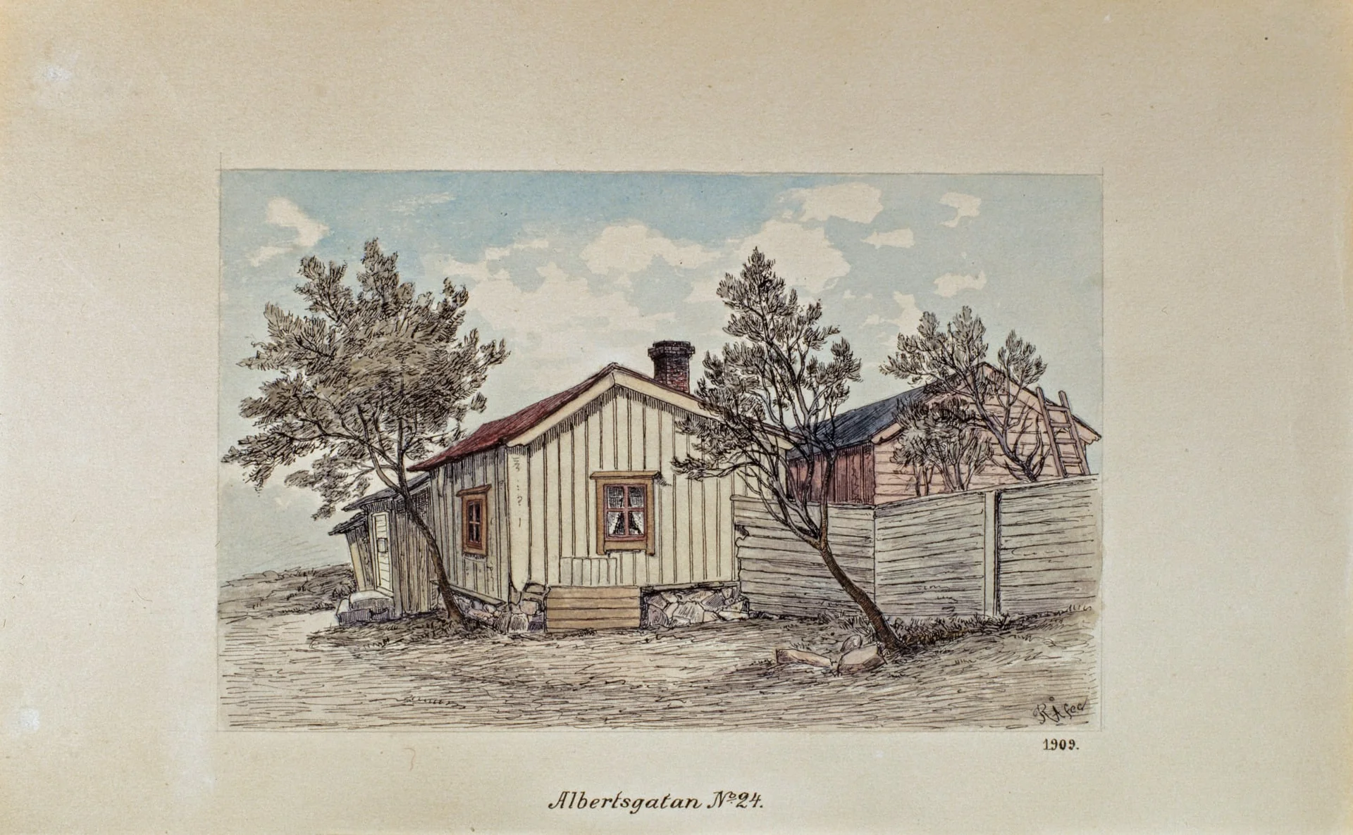 Albertinkatu 24, by Rudolf Åkerblom, 1897