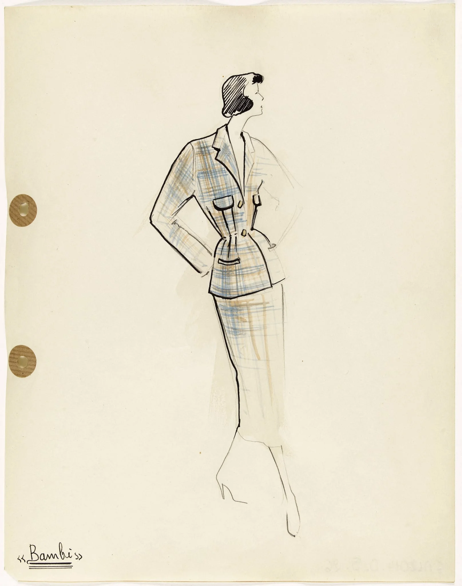 'Bambi', by Carven, 1949
