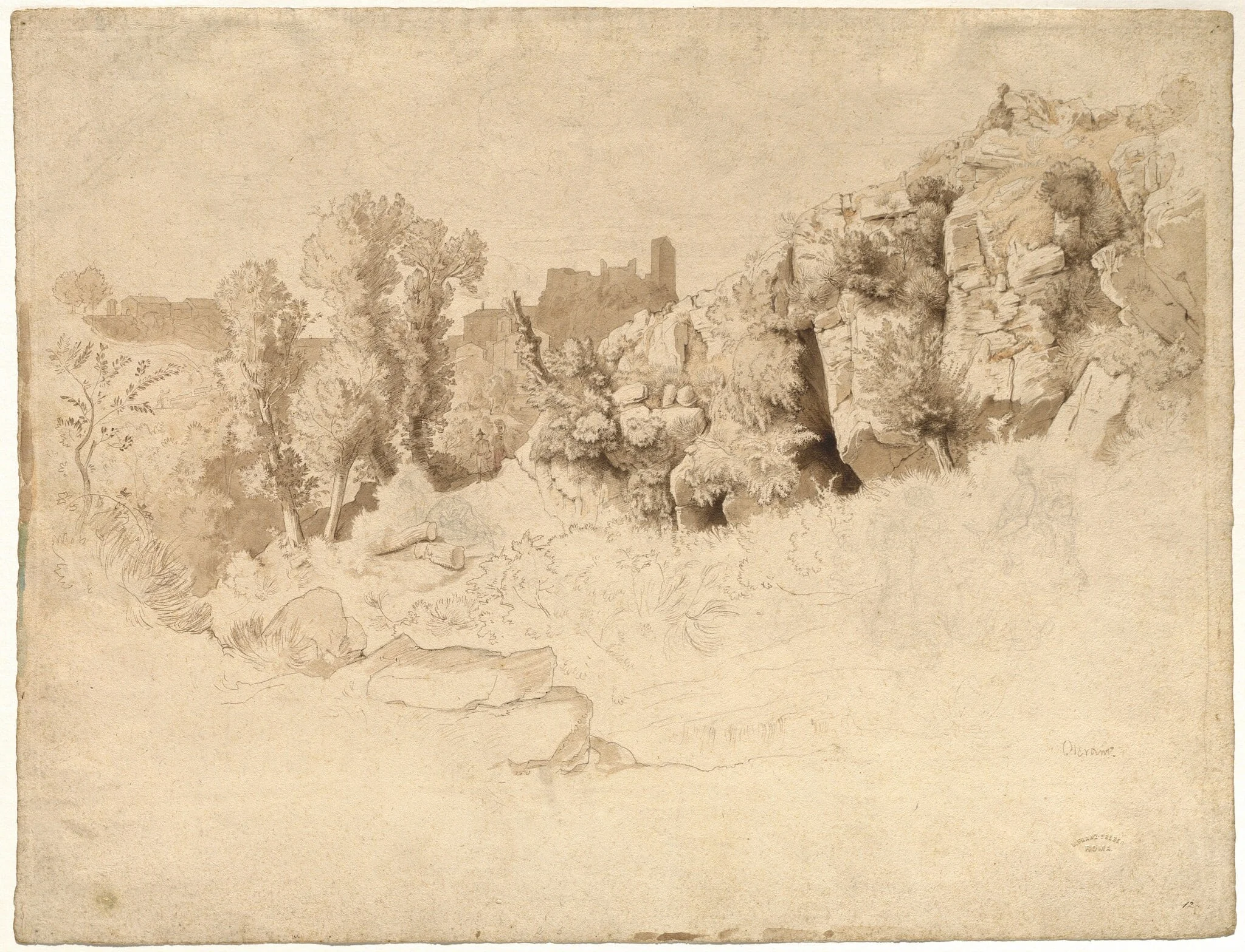 Rock Formations near Olevano